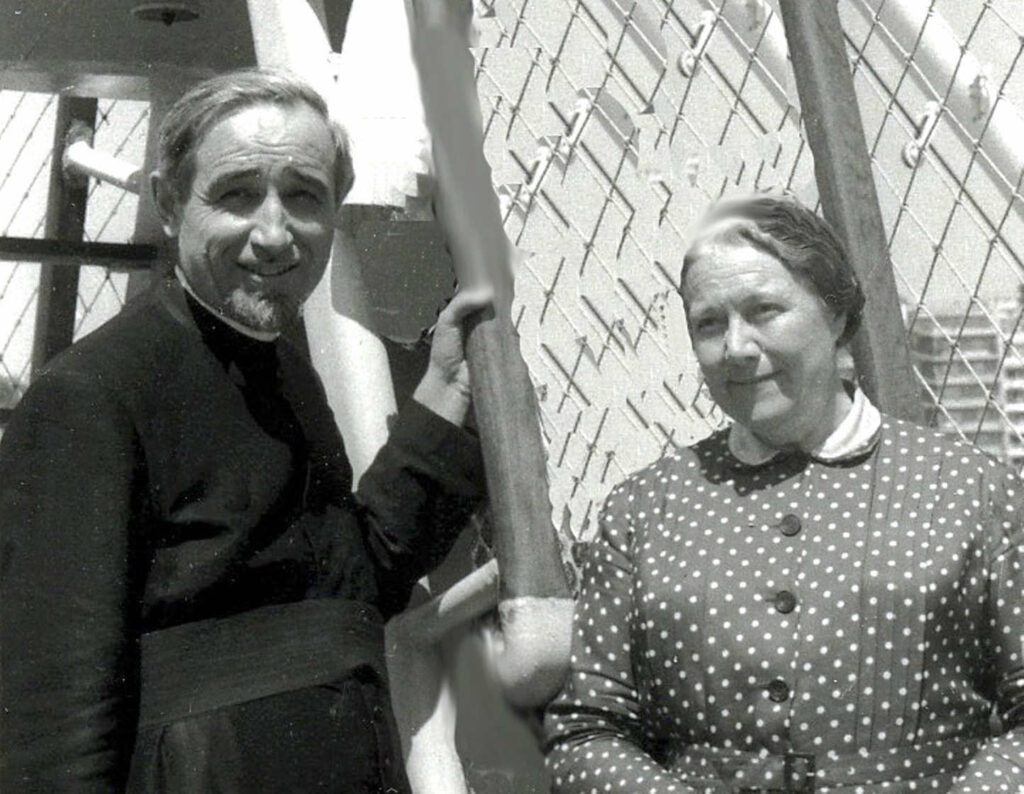 Padre Giacomo Spagnolo e madre Celestina Bottego (Genova 30/07/1961)