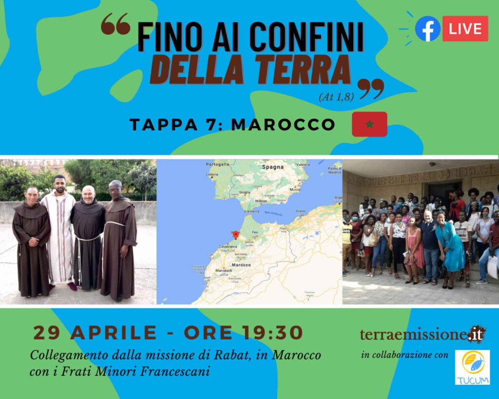 Copertina evento del viaggio missionario in Marocco con i Frati Minori