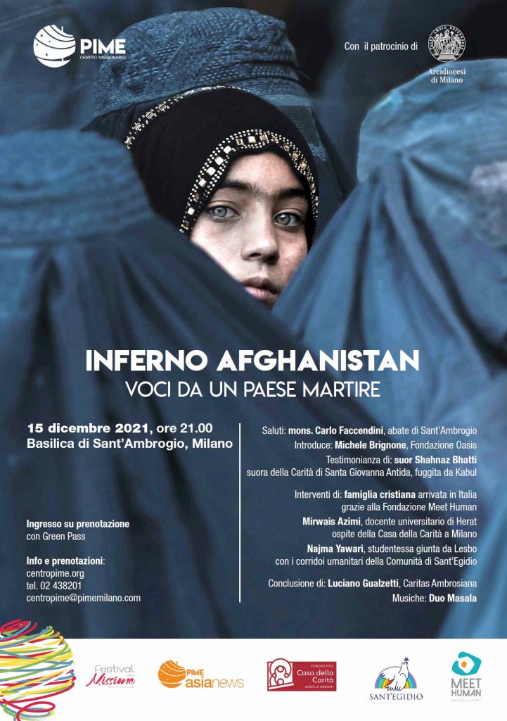 Locandina Pime serata Inferno Afghanistan