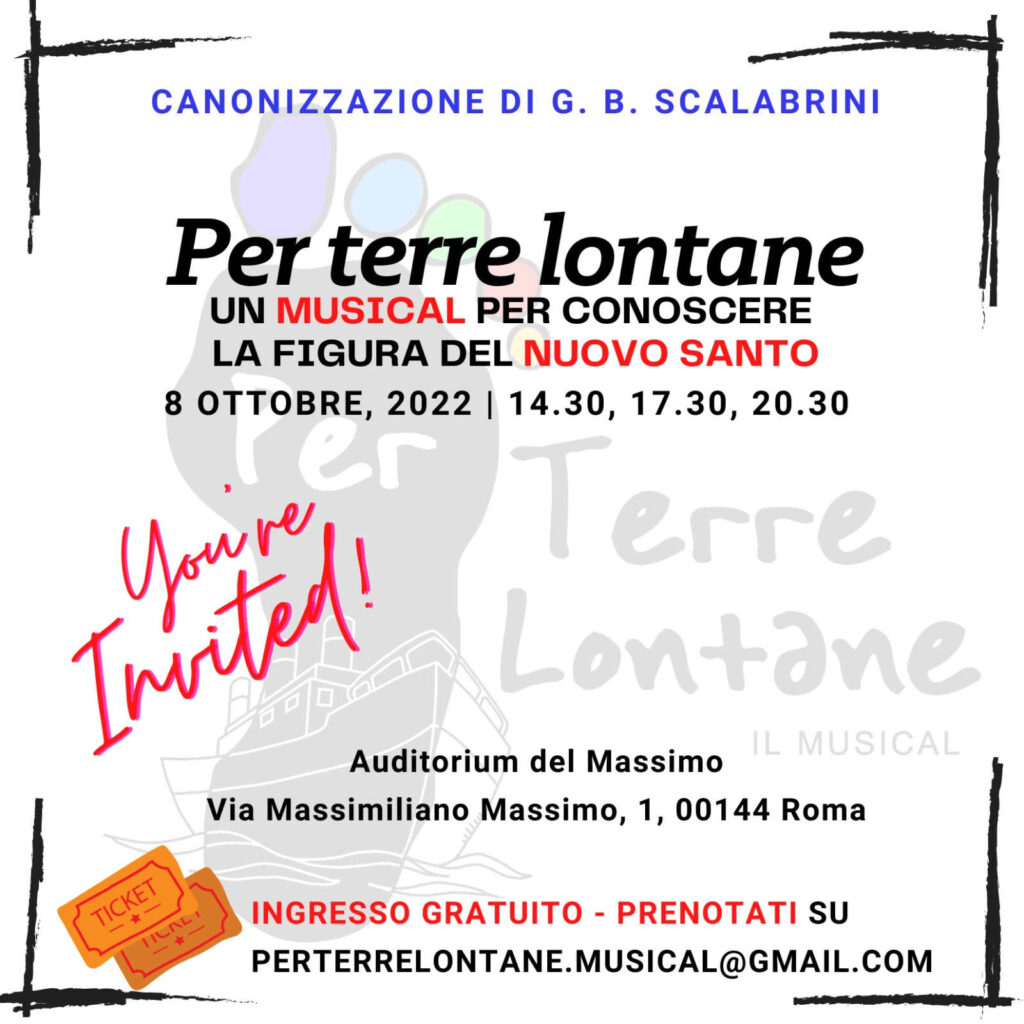 musical Per Terre Lontane -missionari Scalabriniani