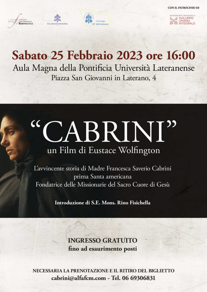 Locandina film Francesca Cabrini