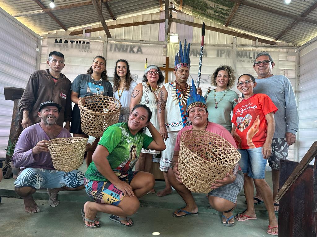 Rituale indigeno in Amazzonia